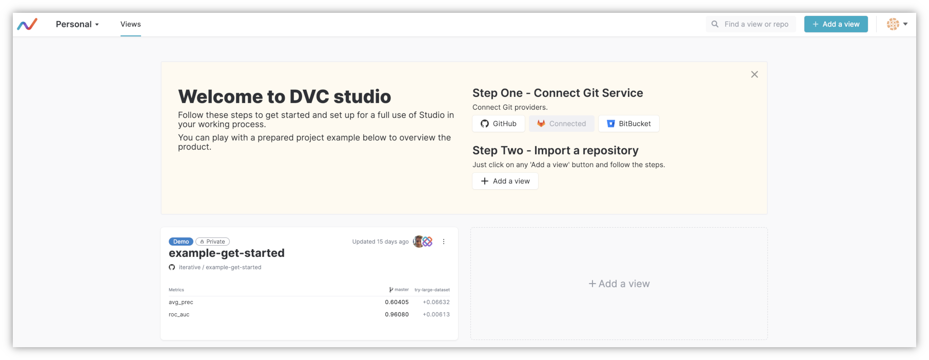 Get Started Data Version Control · DVC